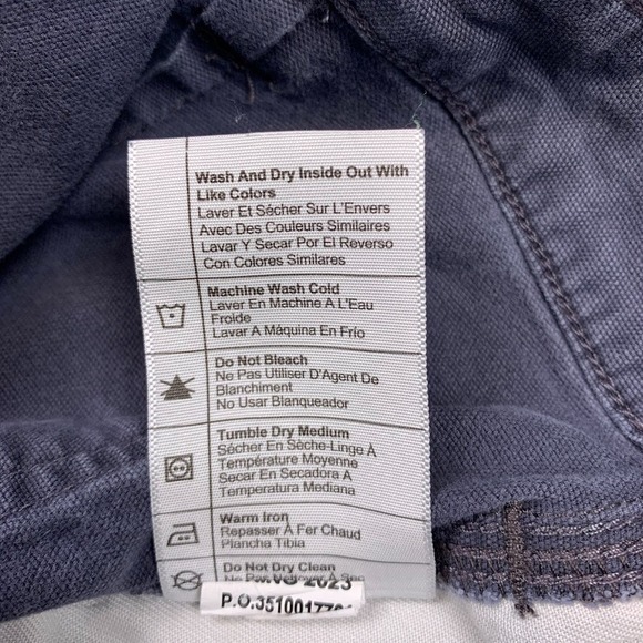 Carhartt Rugged Flex Loose Fit Canvas Work Pants Womens Size 18 Short Gray - Picture 11 of 13